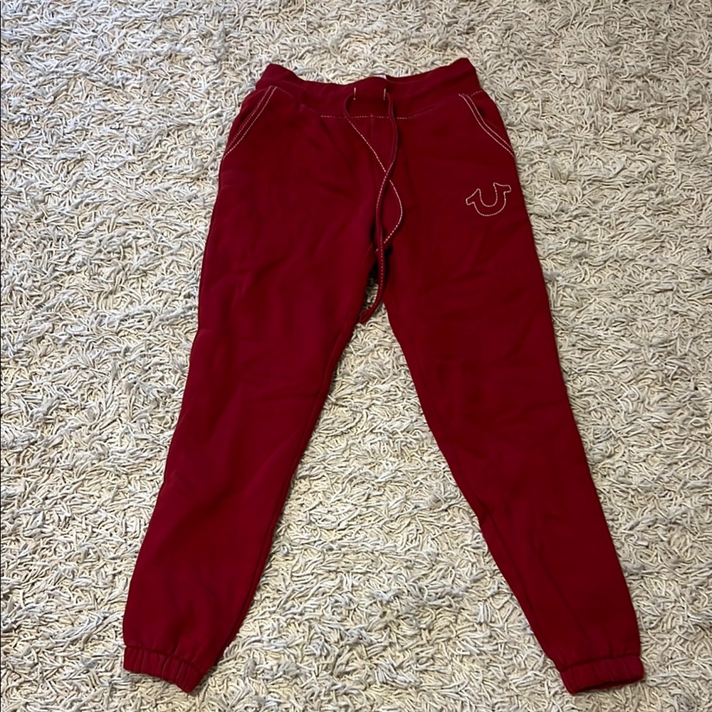 True Religion Crimson Sweatpants
